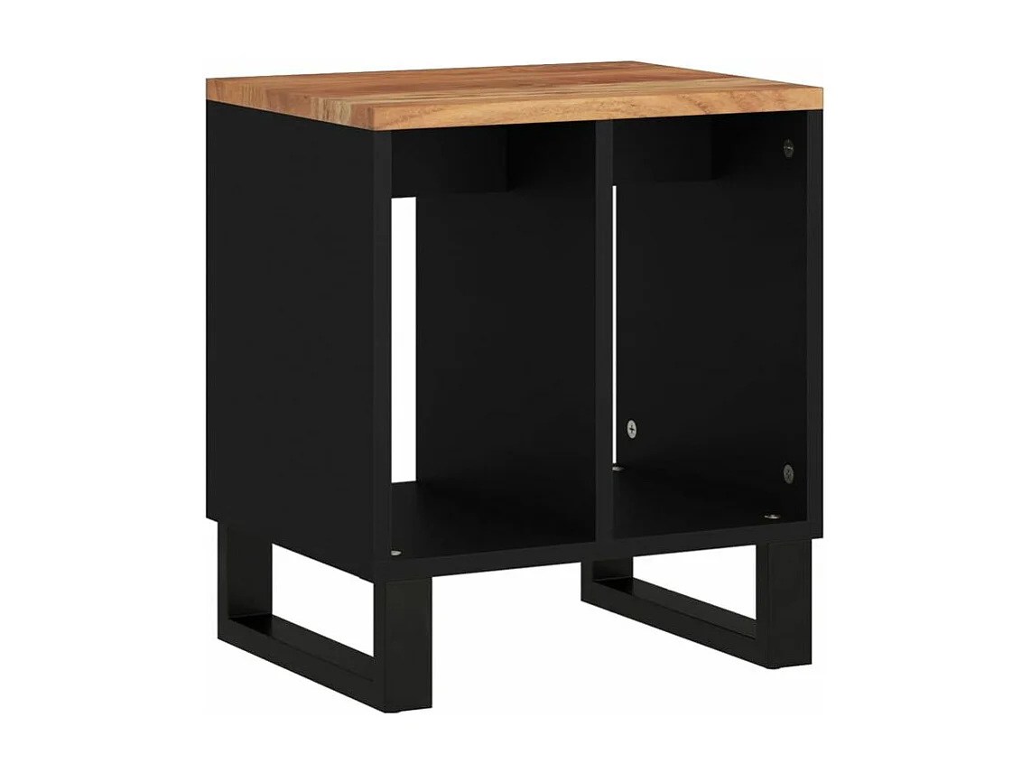 Table d'appoint 40x31x46 Bois d'acacia solide et d'ingénierie