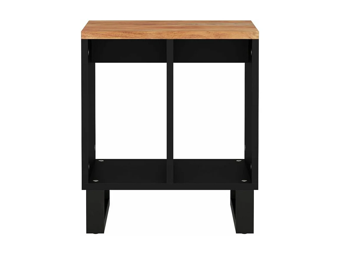 Table d'appoint 40x31x46 Bois d'acacia solide et d'ingénierie