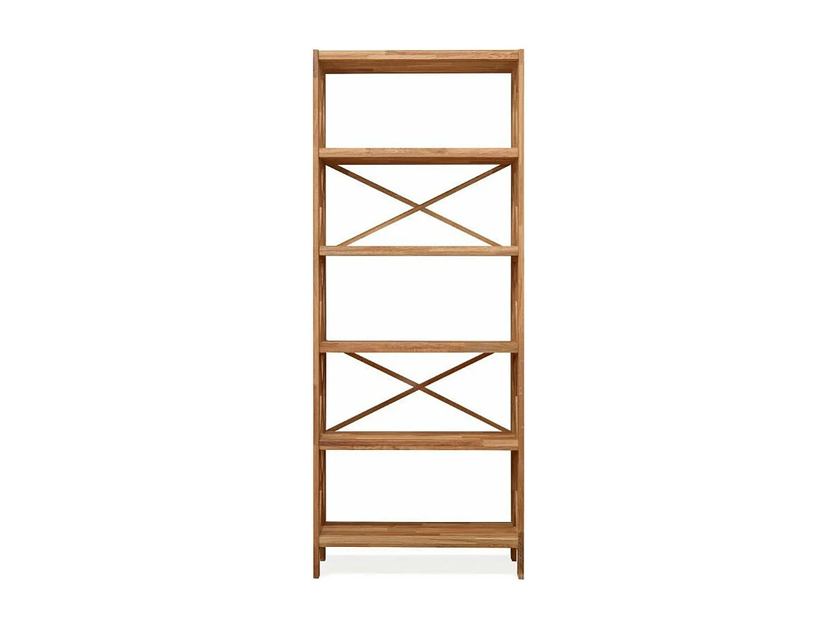 Bibliothèque en chêne massif Desira 79cm