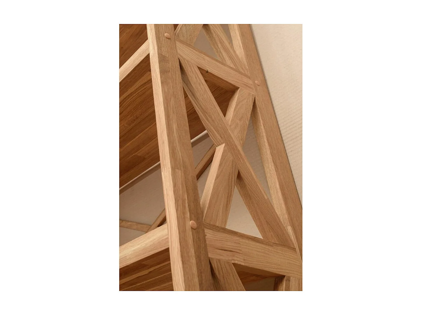 Bibliothèque en chêne massif Desira 79cm