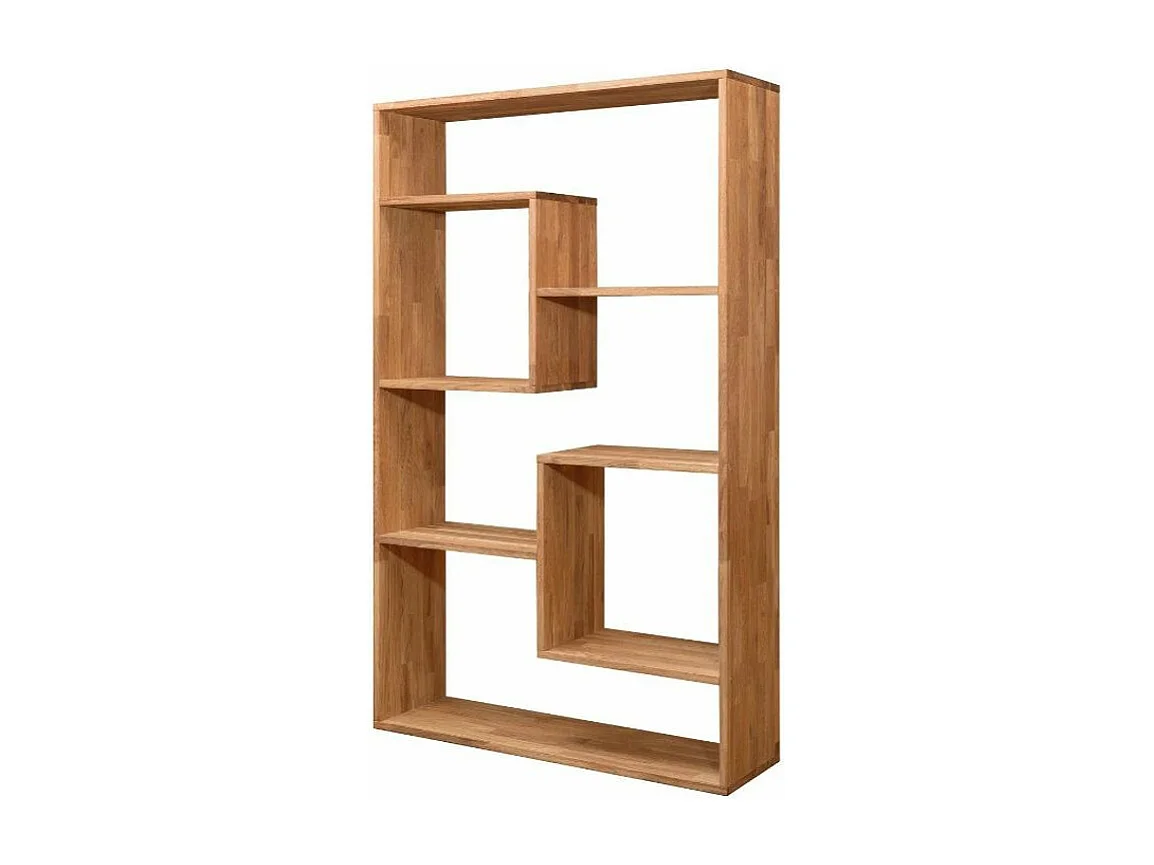 Bibliothèque en bois de chêne massif Danark 100cm