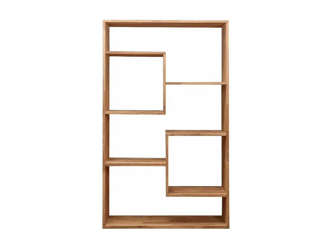 Bibliothèque en bois de chêne massif Danark 100cm