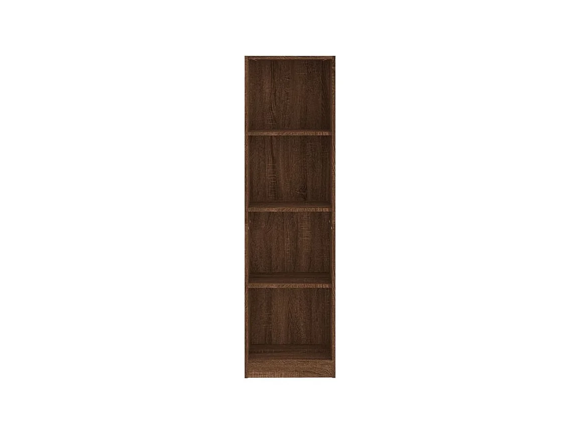 Bibliothèque 4 niveaux Chêne marron 40x24x143 Bois ingénierie