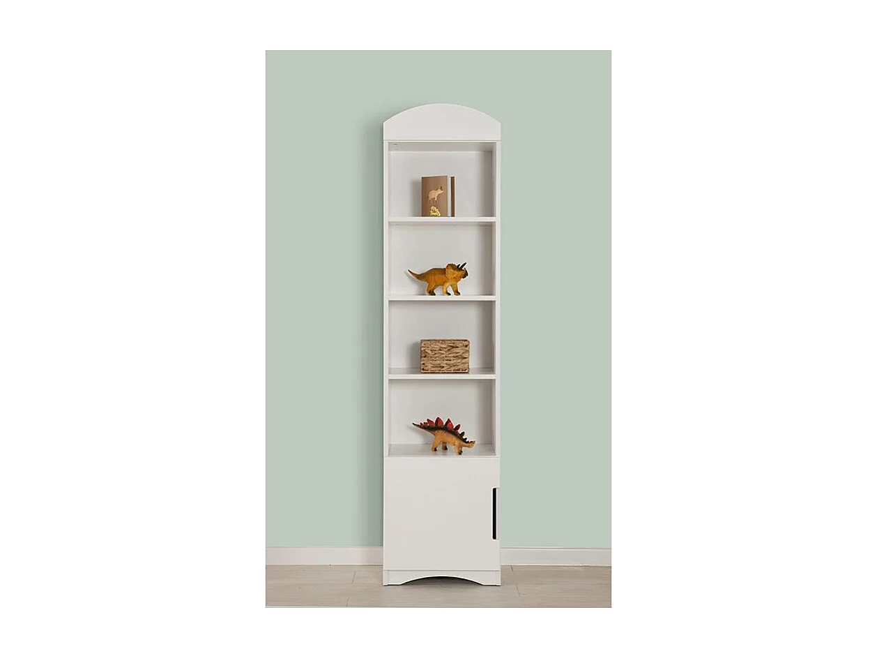 Bibliothèque blanche Klaky 46cm