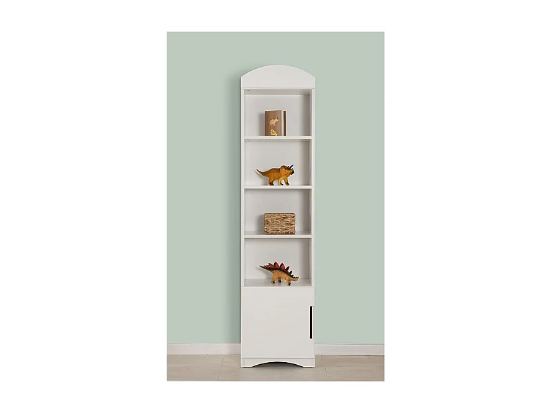 Bibliothèque blanche Klaky 46cm