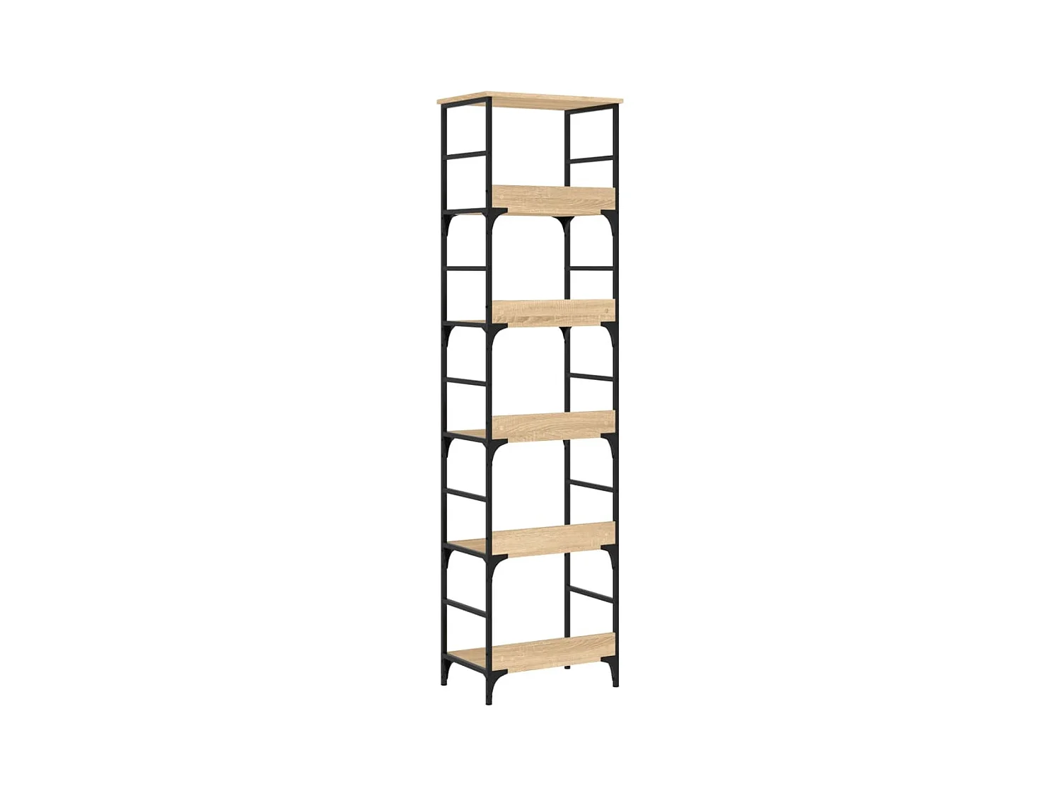 Bibliothèque chêne sonoma 50x33x188,5 bois d'ingénierie