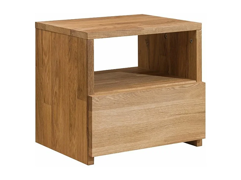 Table d'appoint en bois de chêne massif Danark