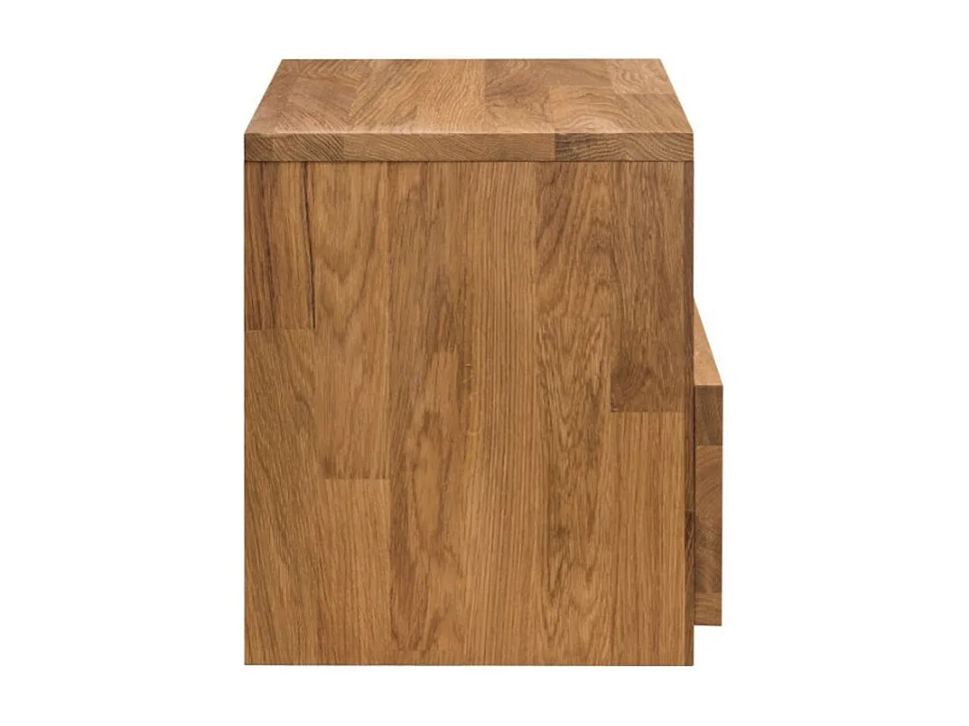 Mesa auxiliar Danark de madera maciza de roble