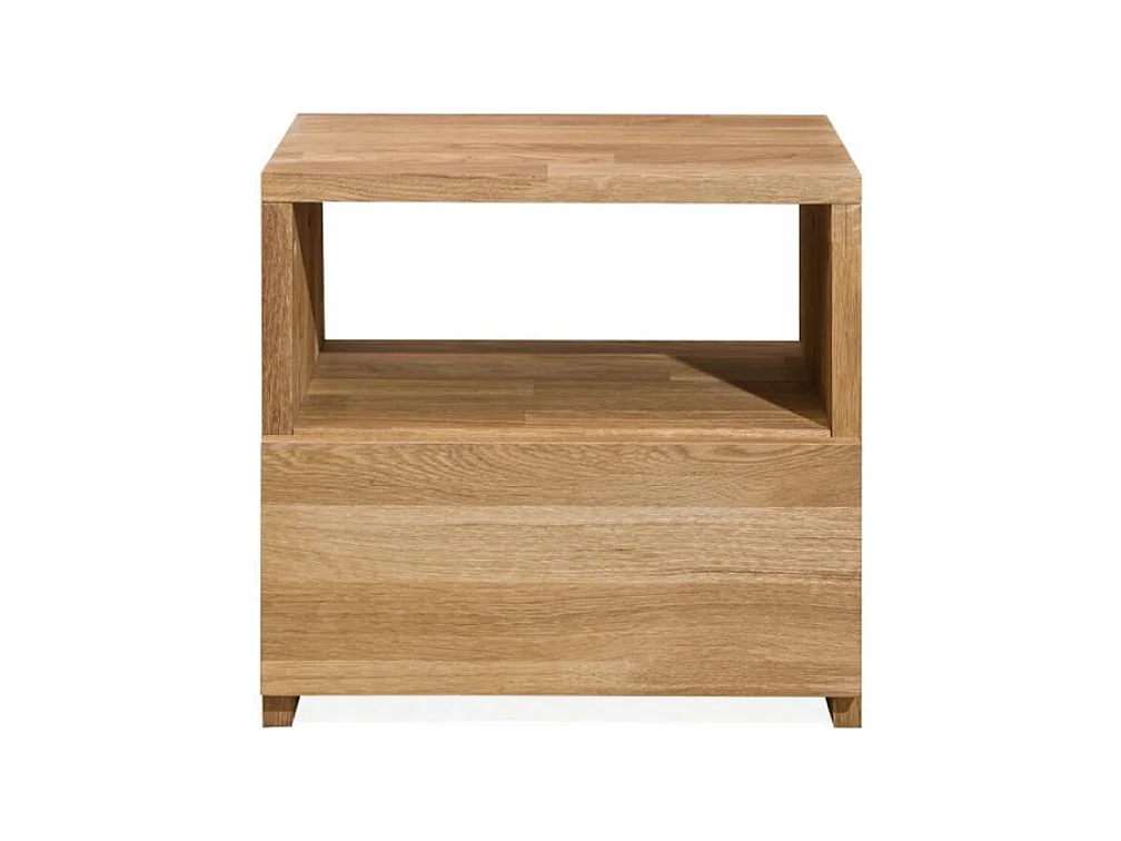 Table d'appoint en bois de chêne massif Danark