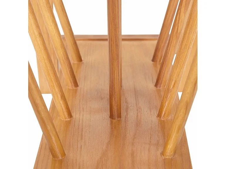 Table d'appoint à revues chêne massif clair Odero H 42cm