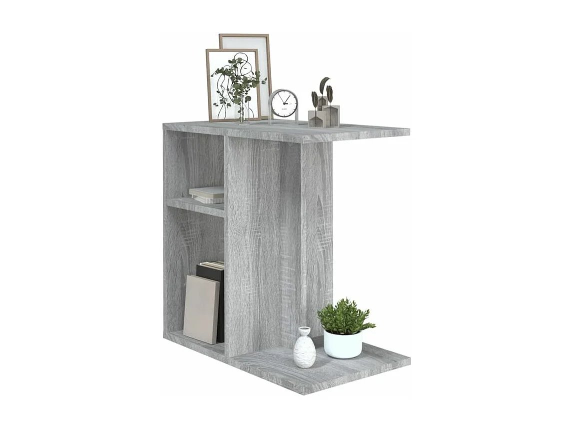 Table d'appoint Sonoma gris 50x30x50 Bois d'ingénierie