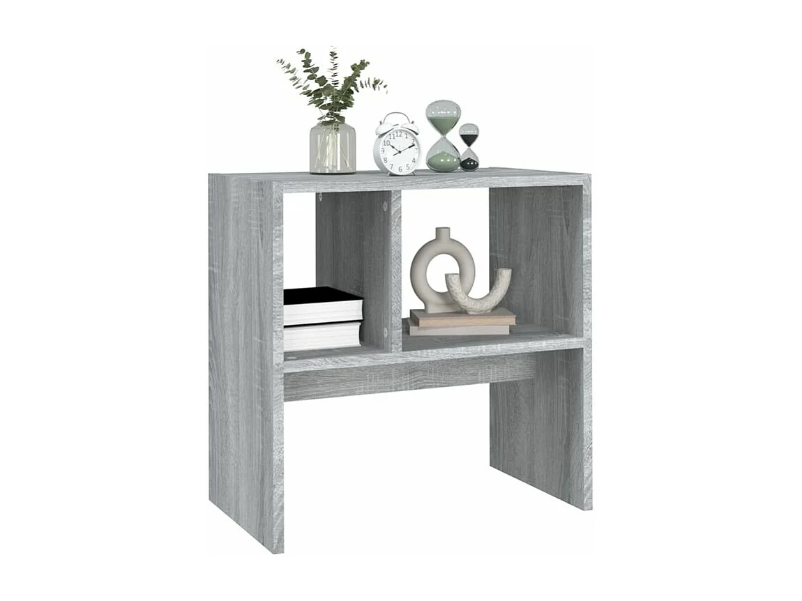 Table d'appoint Sonoma gris 50x30x50 Bois d'ingénierie