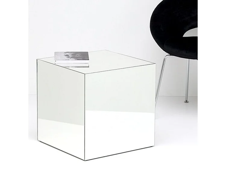 Timon zilveren spiegelbijzettafel L 45 cm