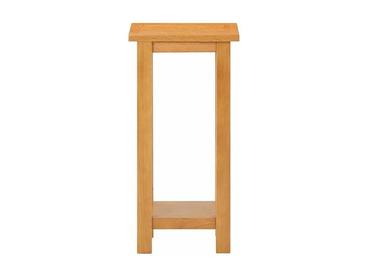 Table d'appoint chêne massif clair Odero 27cm