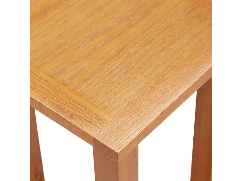 Table d'appoint chêne massif clair Odero 27cm