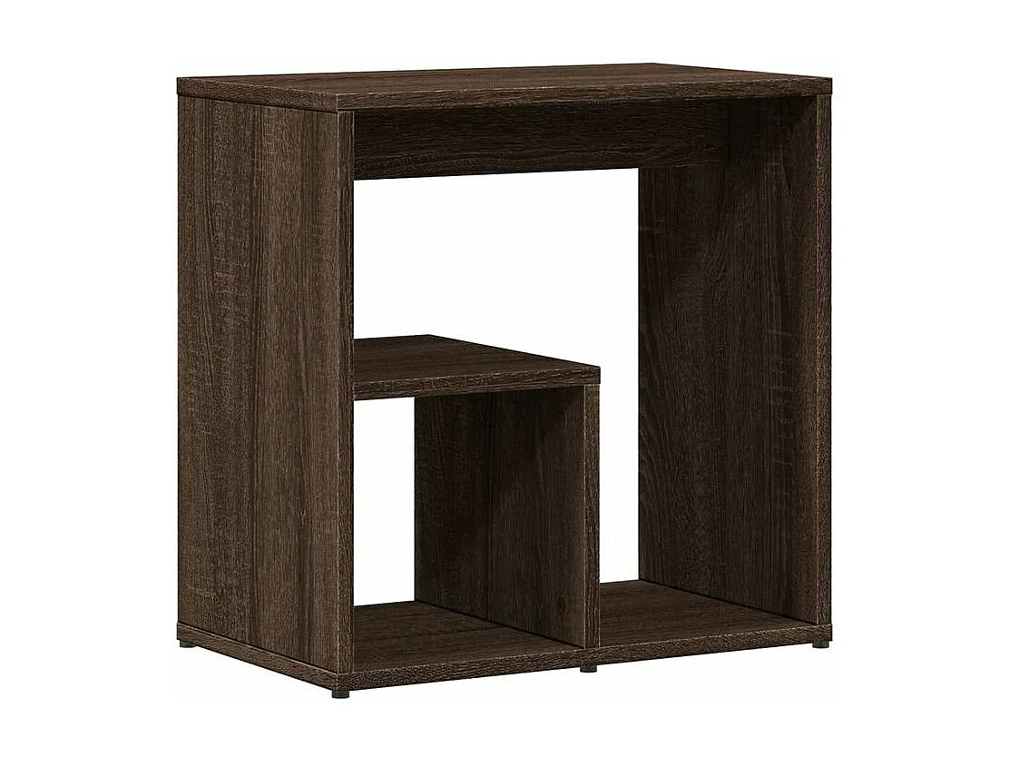 Tables d'appoint 2 pcs chêne marron 50x30x50 bois ingénierie