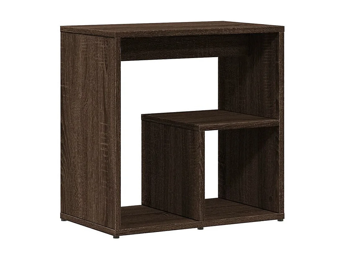 Tables d'appoint 2 pcs chêne marron 50x30x50 bois ingénierie