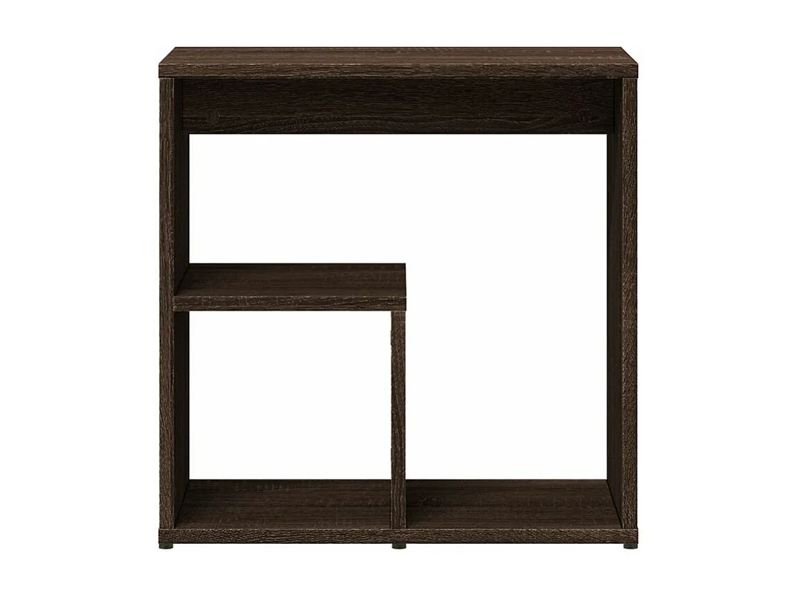 Tables d'appoint 2 pcs chêne marron 50x30x50 bois ingénierie