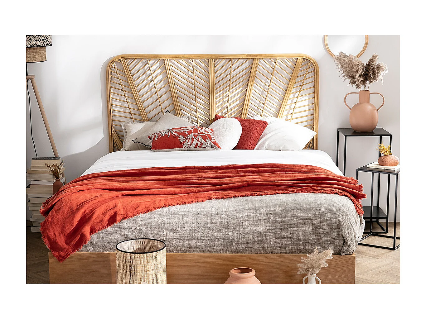 Sellettes gigognes en métal noir L34 cm (lot de 2) IGGY