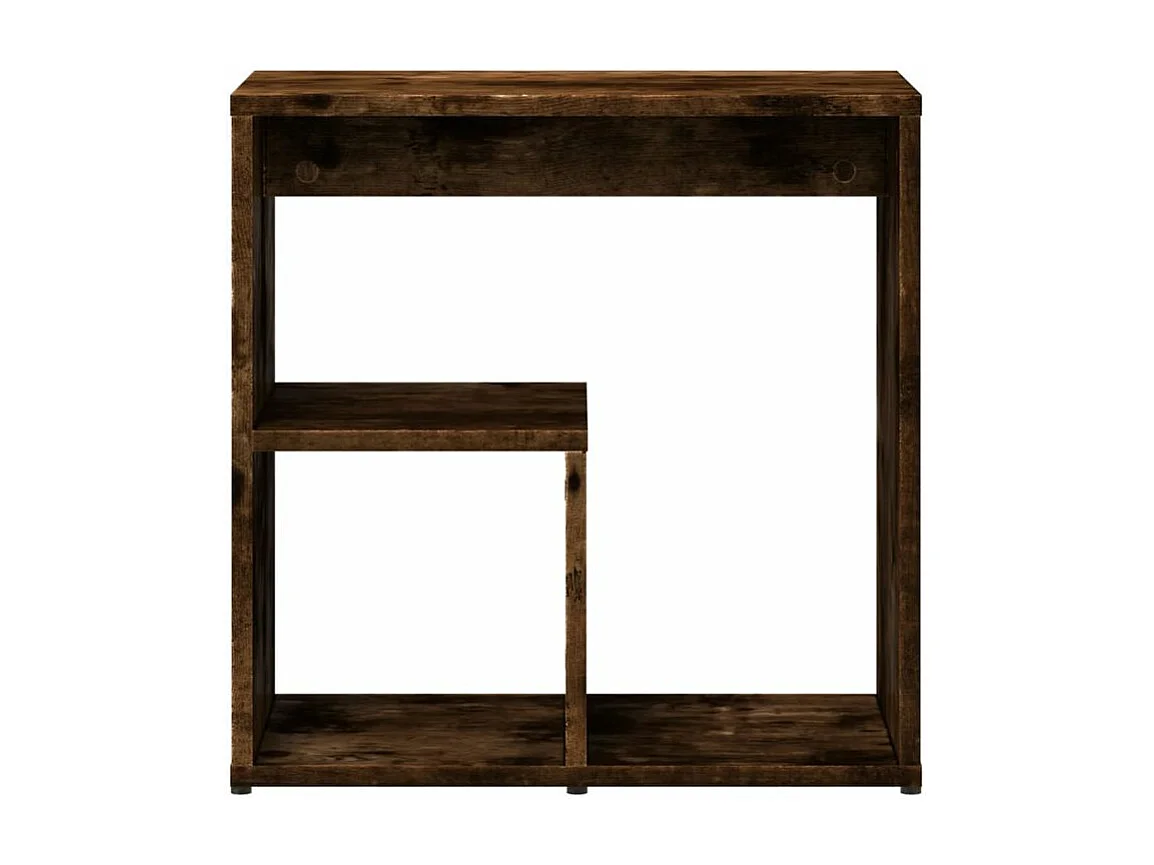 Tables d'appoint 2 pcs chêne fumé 50x30x50 bois d'ingénierie