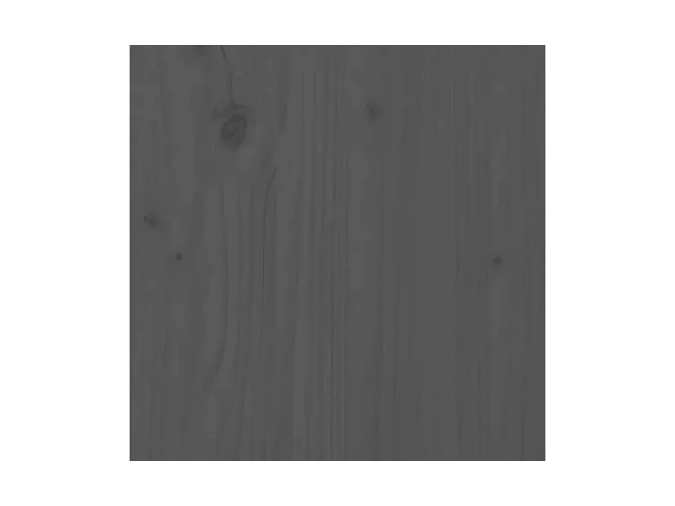 Boîte à linge Gris 88,5x44x76 Bois massif de pin
