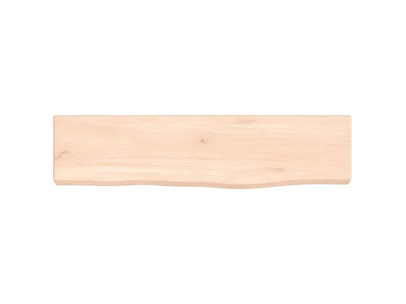 Étagère murale 40x10x2 bois de chêne massif non traité