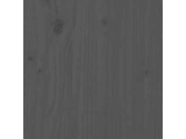 Étagères murales 2 pcs Gris 50x12x9 Bois de pin massif