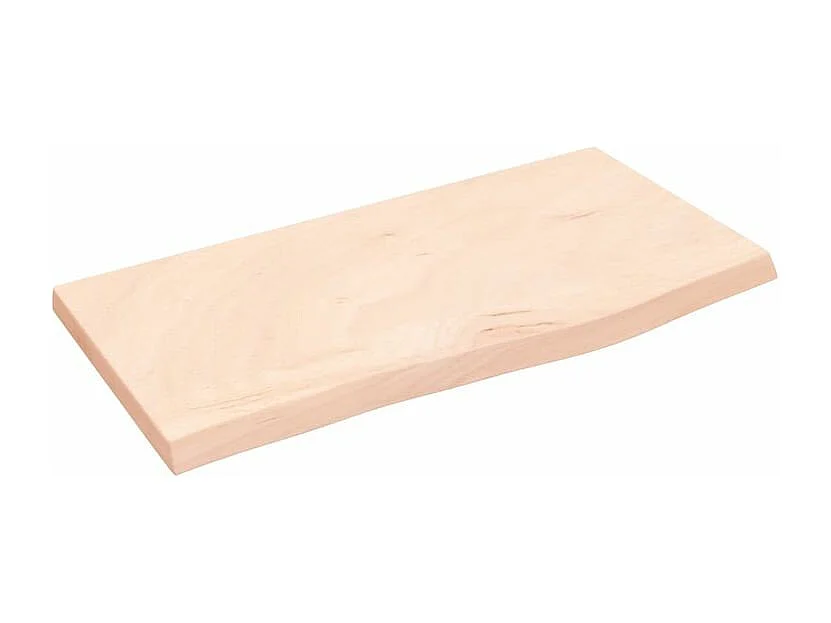 Étagère murale 60x30x2 bois de chêne massif non traité