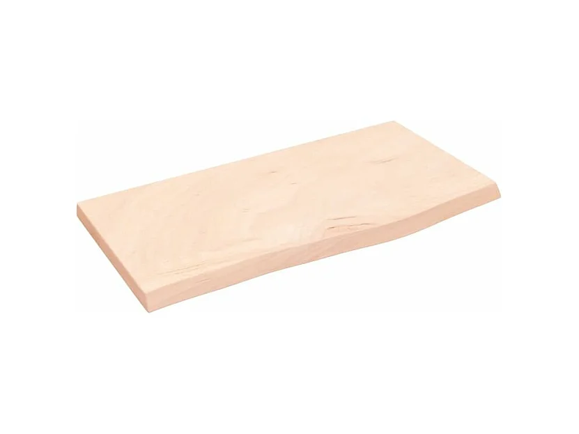 Étagère murale 60x30x2 bois de chêne massif non traité
