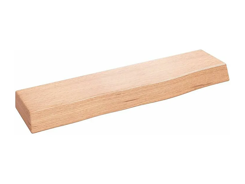 Étagère murale marron clair 40x10x4 bois chêne massif traité
