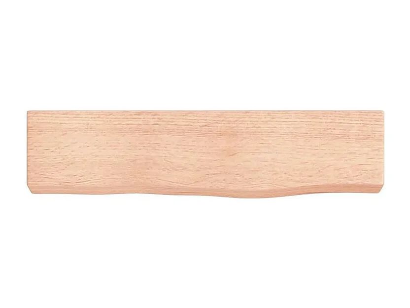 Étagère murale marron clair 40x10x4 bois chêne massif traité