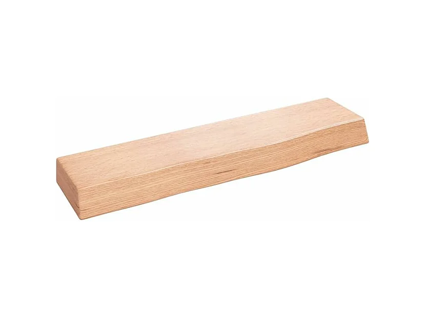 Étagère murale marron clair 40x10x4 bois chêne massif traité