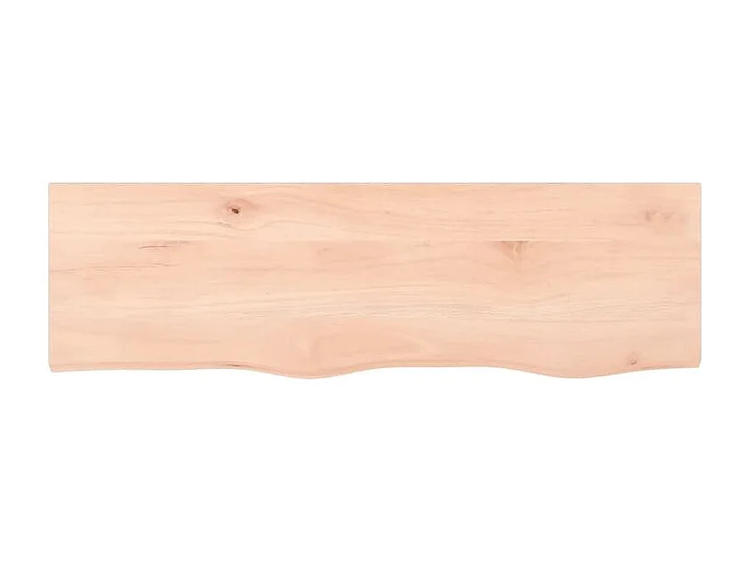 Étagère murale 100x30x2 bois de chêne massif non traité