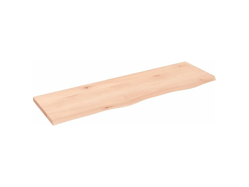 Étagère murale 100x30x2 bois de chêne massif non traité