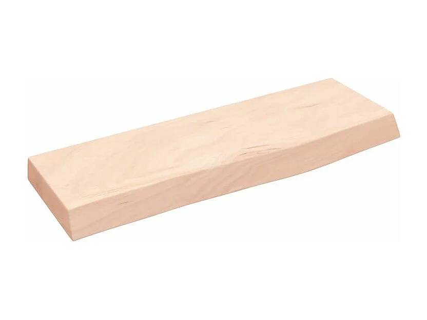 Étagère murale 60x20x4 bois de chêne massif non traité