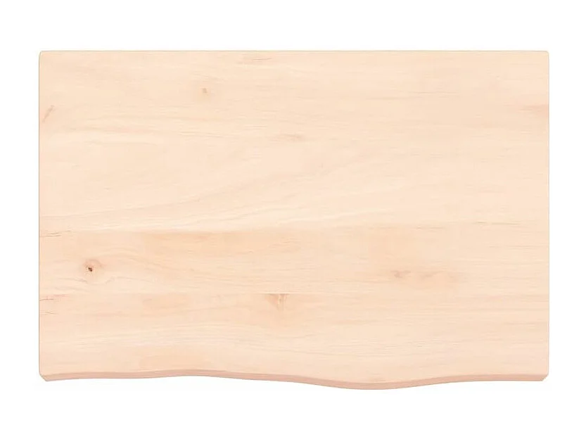 Étagère murale 60x40x(2-6) cm bois de chêne massif non traité