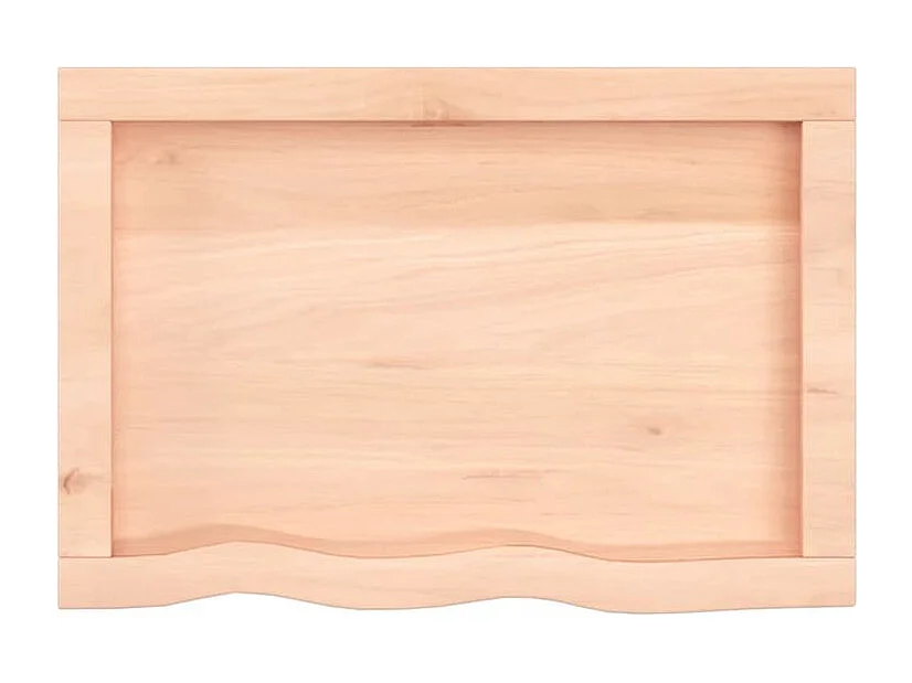 Étagère murale 60x40x(2-6) cm bois de chêne massif non traité