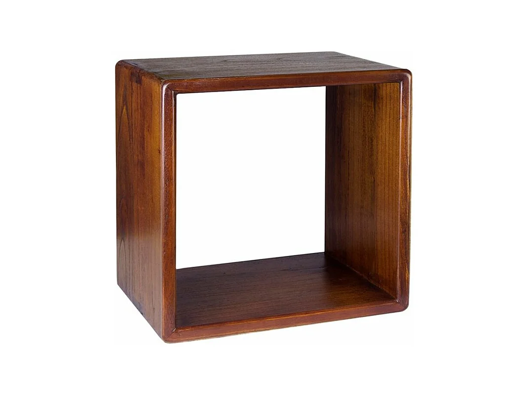 Mindi Kretos vierkante massief houten wandplank 40 cm