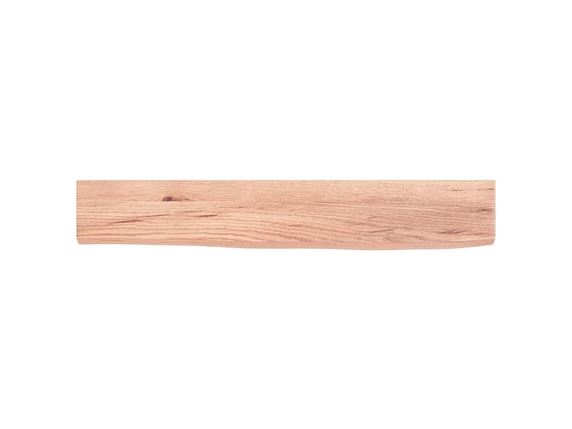 Étagère murale marron clair 60x10x2 bois chêne massif traité