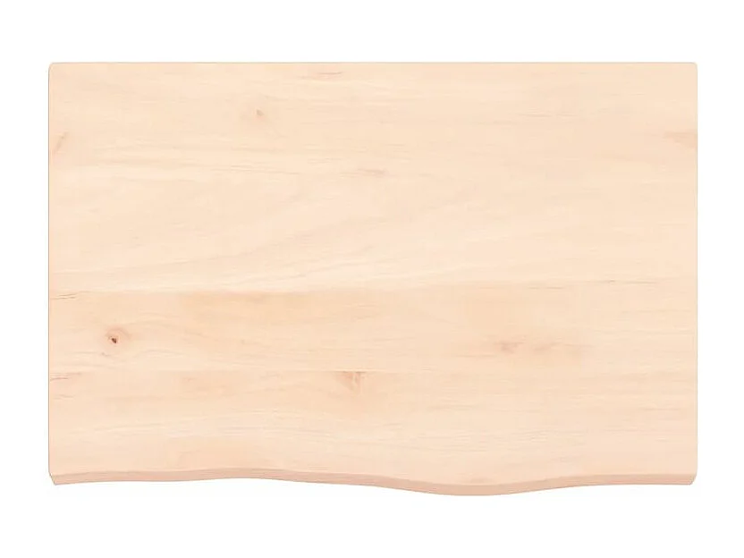 Étagère murale 60x40x(2-4) cm bois de chêne massif non traité