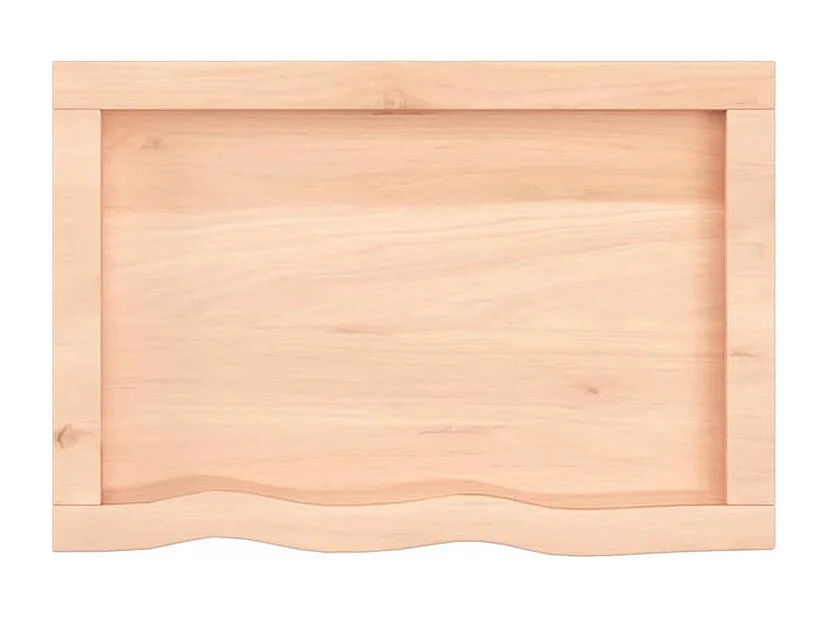 Étagère murale 60x40x(2-4) cm bois de chêne massif non traité
