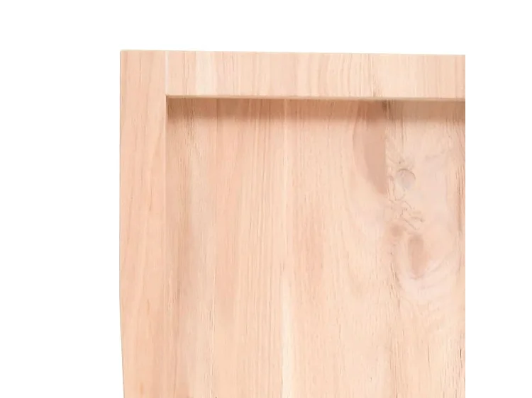 Étagère murale 60x40x(2-4) cm bois de chêne massif non traité