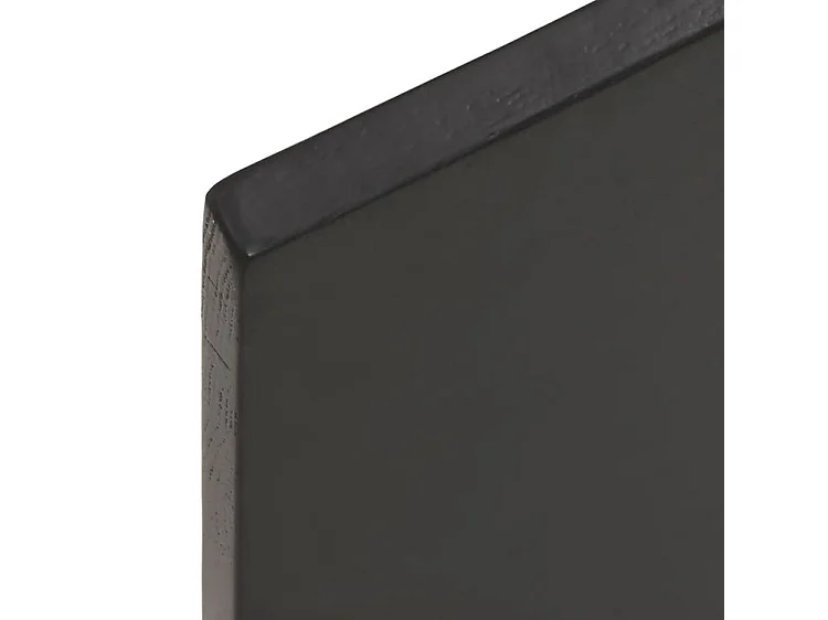 Étagère murale marron foncé 60x20x2 bois chêne massif traité