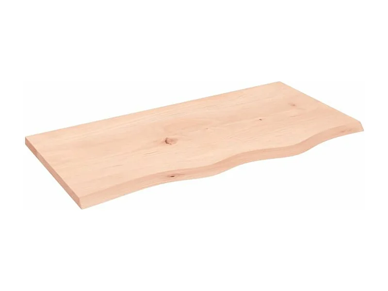 Étagère murale 80x40x2 bois de chêne massif non traité