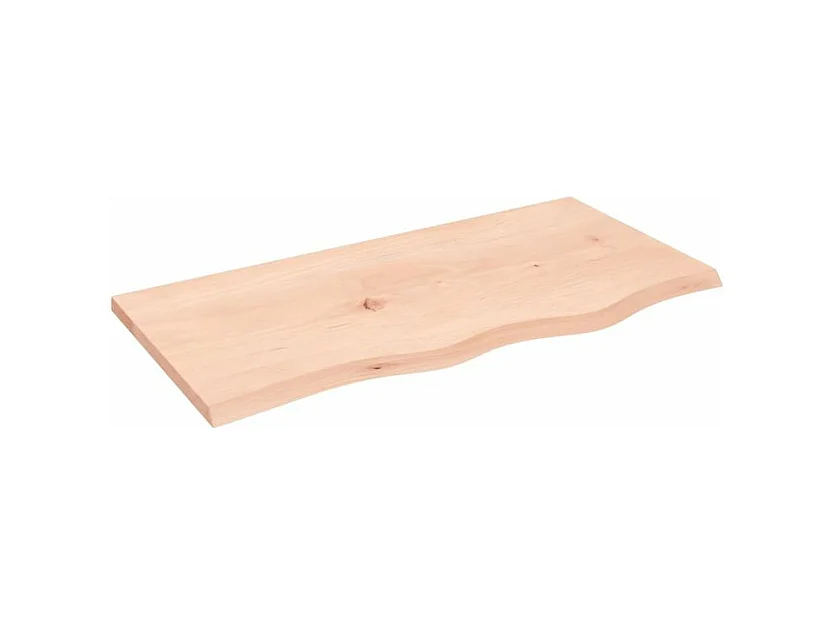 Étagère murale 80x40x2 bois de chêne massif non traité