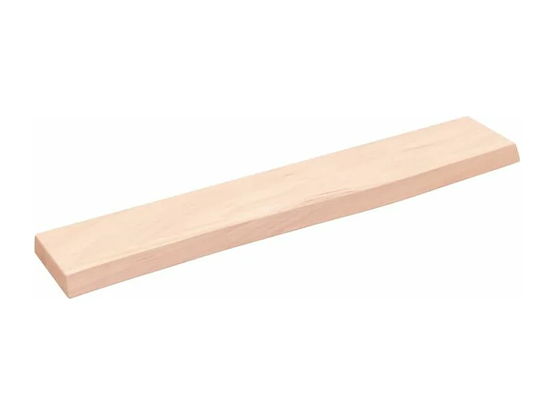 Étagère murale 60x10x2 bois de chêne massif non traité