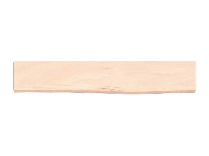Étagère murale 60x10x2 bois de chêne massif non traité