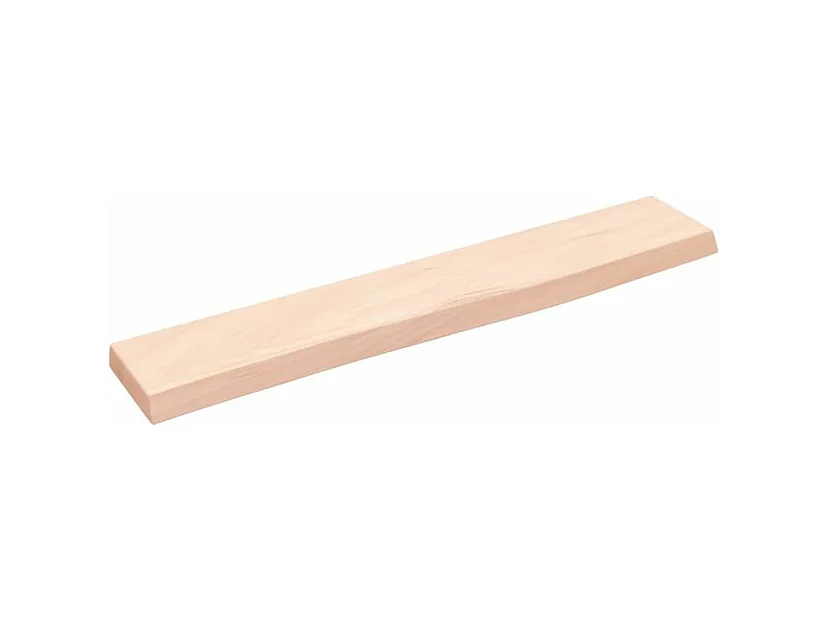Étagère murale 60x10x2 bois de chêne massif non traité