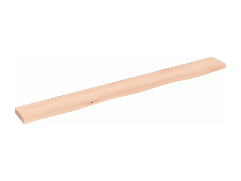 Étagère murale 100x10x2 bois de chêne massif non traité