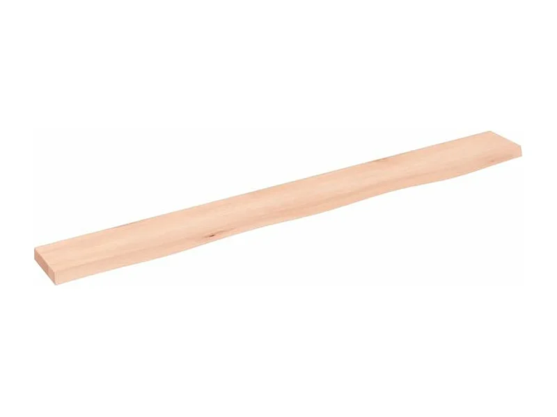 Étagère murale 100x10x2 bois de chêne massif non traité